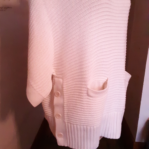 J Crew Cream Turtleneck Poncho - Picture 6 of 6